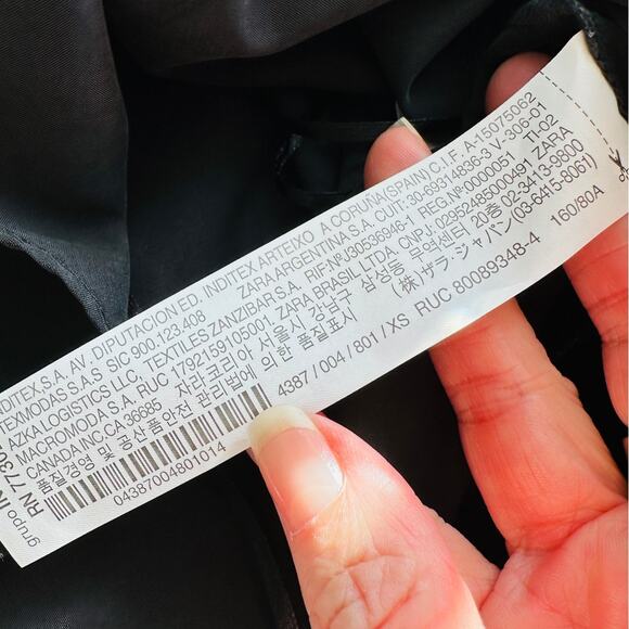 NWT Zara TRF Collection Black Lace Trim Flowy Cami Top XS - Picture 8 of 10